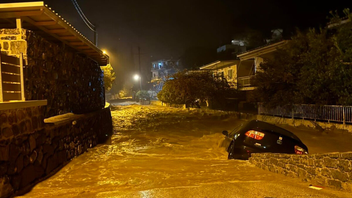 Αντιμέτωπος ξανά ο λαός με την έλλειψη έργων αντιπλημμυρικής προστασίας - Πόρος πλημμύρα 1/4/2026