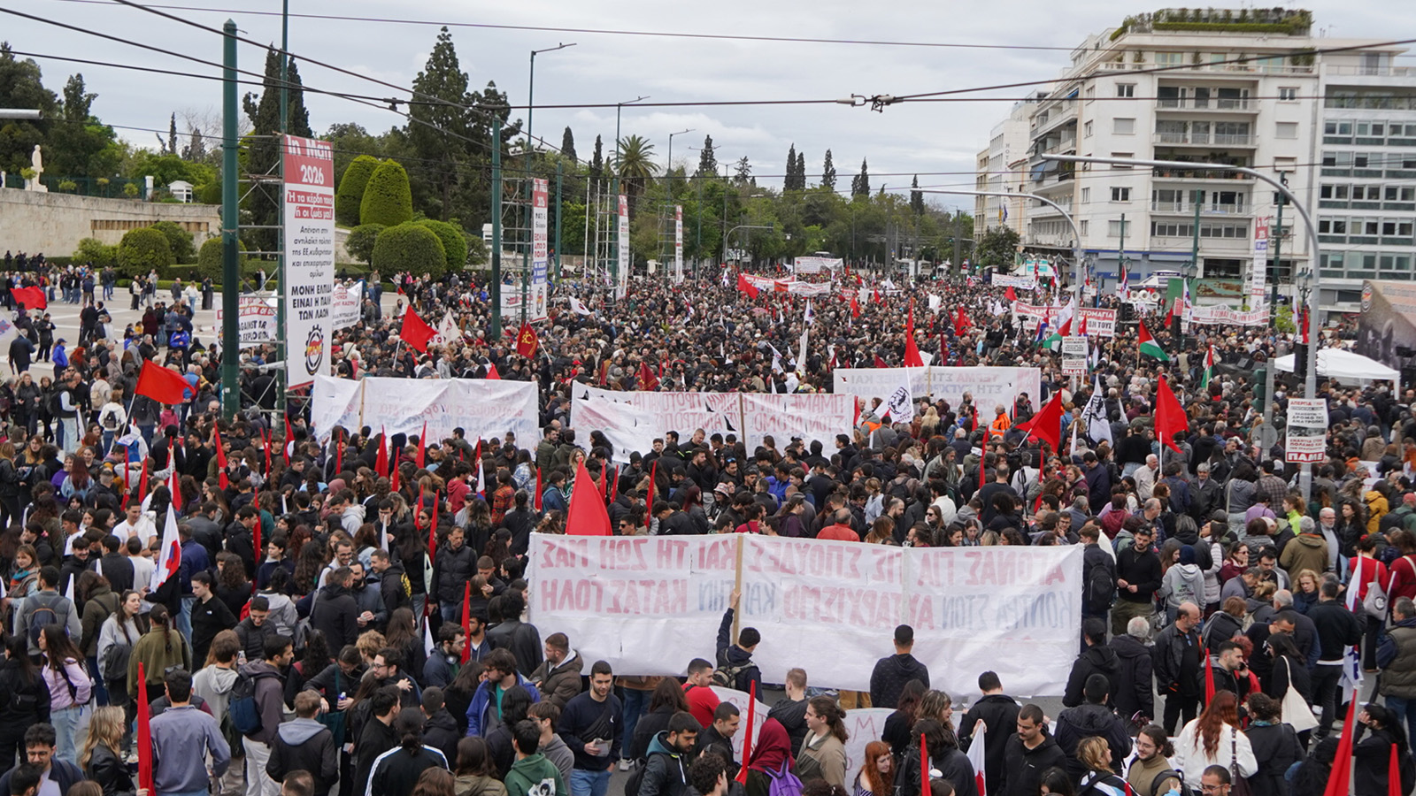 1η Μάη 2026: «Καμία θυσία για τα κέρδη και τους πολέμους τους»