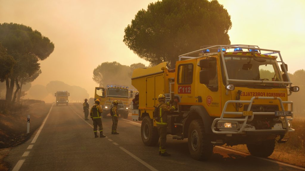 Γαλλία-Ισπανία: Το αστικό κράτος είναι επιλεκτικά ανίκανο «όπου γης» - πυρκαγιές στην Ισπανία - Ισπανοί πυροσβέστες