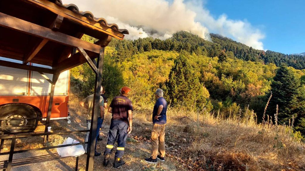 Κόνιτσα: Ανεξέλεγκτη για 7η μέρα η πυρκαγιά